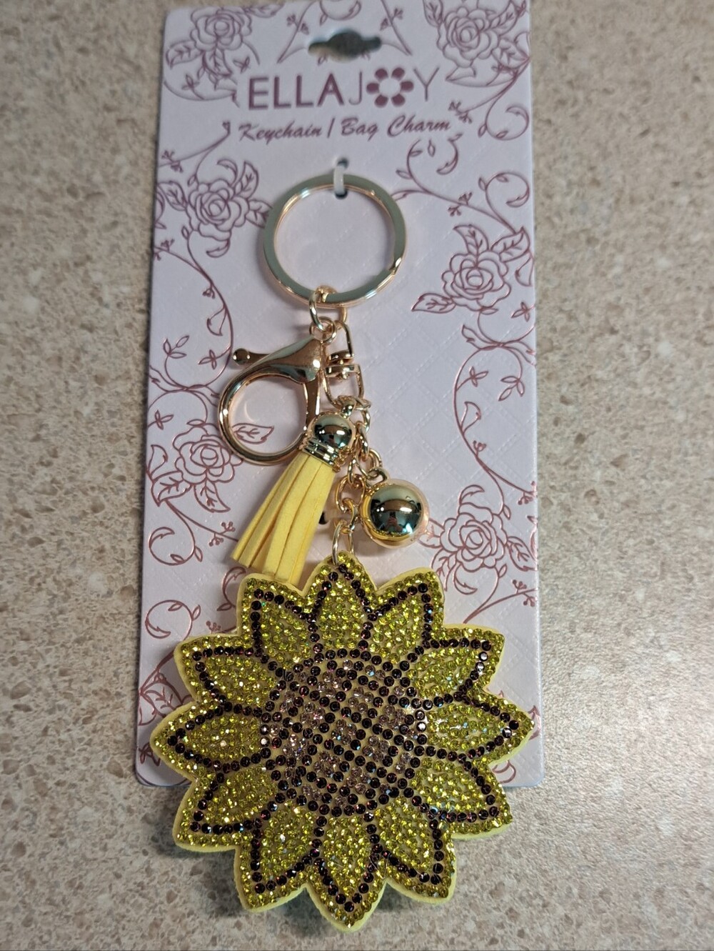 New Sunflower Bag Charm